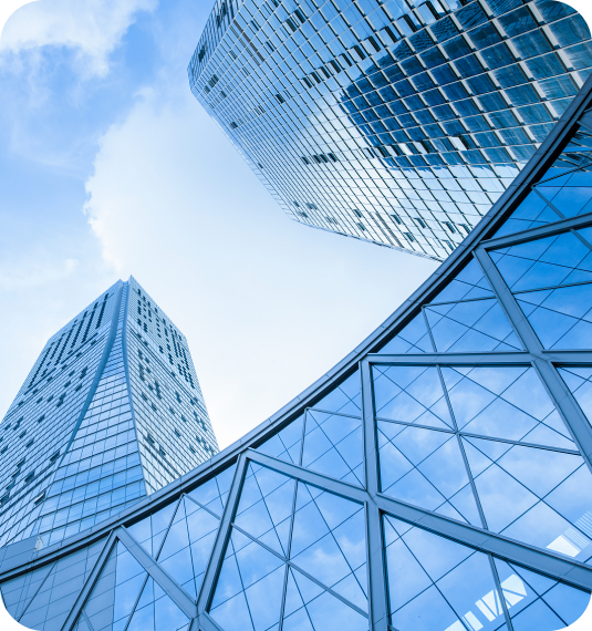 Modern glass building architecture