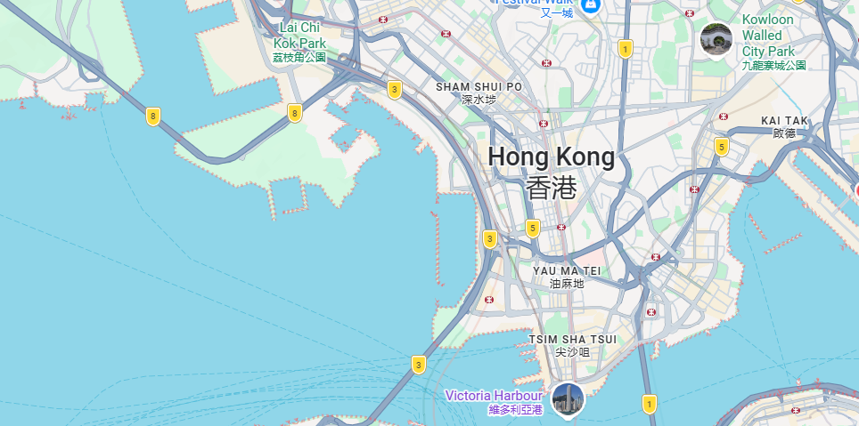 Map - Hong Kong